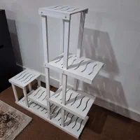 استند چوبی گلدان|کتابخانه، شلف، قفسه‌های دیواری|آبادان, |دیوار