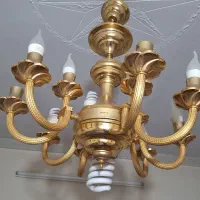 لوستر ۱۲ شاخه رنگ ثابت