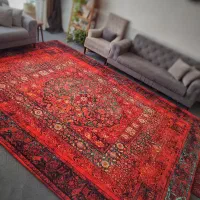 روفرشی کشدار قرمز ضخیم تراکم اعلا