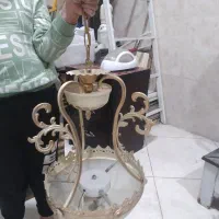 لوسترپنج شاخه|لوستر و چراغ آویز|مشکیندشت, |دیوار