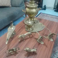 سماور برنجی وچراغ جادو حیوانات