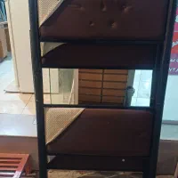 ۴تادونه تخت دوطبقه فلزی سالم وتمیز|تخت و سرویس خواب|باغ بهادران, |دیوار