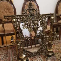 آیینه شمعدان وکنسول بسیارسنگین وقدیمی