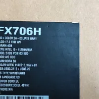 لپ تاپ گیمینگ Asus TUF F17 FX706HE|رایانه همراه|نیشابور, خیابان شهید جعفری|دیوار