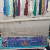 قالی نیمه کاره ابریشم
