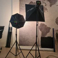 فلاش عکاسی استودیویی ۵۰۰ژول کیت فلاش