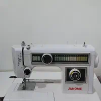 چرخ خیاطی ژانومه ۸۰۹ نو با با پدال و پایها کامل