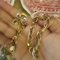 دو عدد دستبند طلا