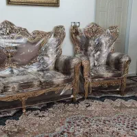 مبل سلطنتی 9 نفره.|مبلمان خانگی و میز عسلی|ری, دولت‌آباد|دیوار