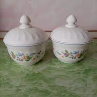بشقاب برنج خوری و قندان آرکوپال اصل فرانسه|ظروف سرو و پذیرایی|میاندوآب, |دیوار