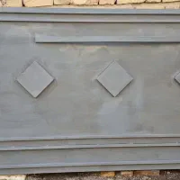 درب ورودی ساختمان دربه حیاط نو استفاده نشده