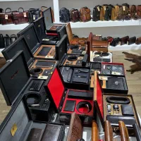 ست کیف و کمربند،کوله،شوزبگ چرم اصل هدیه باغ تولد