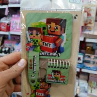 لوازم تحریر/ ست 4 تیکه طرح مانکرافت