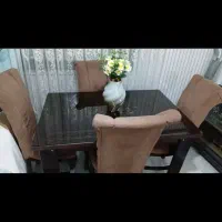 میز نهار خوری ۴ نفره همراه با صندلی