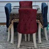 مبل راحتی ۸نفره وغذاخوری ۶نفره|مبلمان خانگی و میز عسلی|شیروان (خراسان), |دیوار