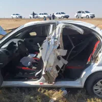 تیبا صندوق دار مدل ۹۷ تصادفی