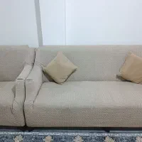 مبلمان هفت نفره با کاور|مبلمان خانگی و میز عسلی|کرج, حسن آباد|دیوار