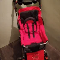 کالسکه در حد نو با روروک با صندلی غذا نو|کالسکه و لوازم جانبی|رفسنجان, |دیوار