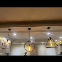لوستر فلزی ااشکال|لوستر و چراغ آویز|تهران, مجیدیه|دیوار