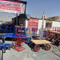(بدون واسطه از تولیدی) گاری چهار چرخ دستی حمل بار