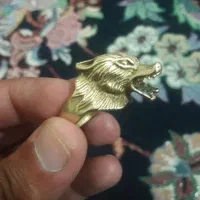 انگشتر برنج سر گرگ