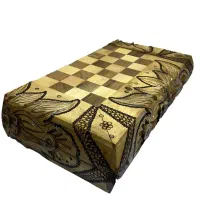 تخته نرد منبت تمام چوب گردو (کار دست)