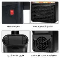 هیتر برقی رومیزی ۱۰۰۰ وات طرح شومینه مدل flame 3D|بخاری، هیتر، شومینه|ارومیه, |دیوار