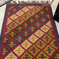 دو‌عدد گلیم نو در ابعاد یک در یک و نیم|گلیم، جاجیم، گبه|تهران, شهرک آزمایش|دیوار