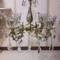 لوستر برنزی 4لامپ