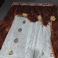 3عدد پرده طرح دار 3تیکه