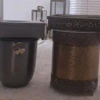 سطل اشغال و جا دستمال کاغذی|لوازم نظافت|کوهدشت, |دیوار