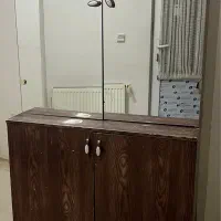 دراور میز آرایش با کمد کتابخانه یا جاکفشی|جاکفشی، کمد، دراور|کرمان, |دیوار