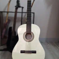 گیتار کلاسیک فندر fender سفید خوش قیمت