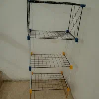 قفسه مشبک 4طبقه طبقه 50سانتی بزرگ فلزی|کتابخانه، شلف، قفسه‌های دیواری|شیراز, شهدای شهرک سعدی|دیوار