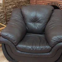 مبل راحتی طرح چرم  ۷ نفره|مبلمان خانگی و میز عسلی|سبزوار, توحیدشهر|دیوار