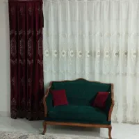 دستک . مخمل . تور‌.حریر.|پرده، رانر، رومیزی|مشهد, شهرک لشکر (شهرک غرب)|دیوار