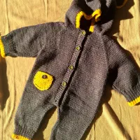 سرهمی دست بافت نوزادی