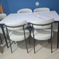 میزو صندلی غذاخوری مدل نوبل فلز صنایع چوبی معراج