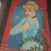 فرش عروسکی و پرده ستش