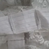 پرده تور و زیر پرده ای عرض ۳۹۰ و ارتفاع ۲۹۰|پرده، رانر، رومیزی|تهران, نازی‌آباد|دیوار
