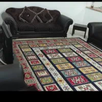 مبلمان 7 نفره شیک چوب گردو