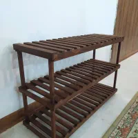 جاکفشی مدرن چوبی