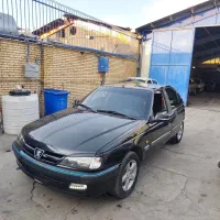 پژو پارس مدل 1400 مشکی ، تصادفی ، روشن و حرکت