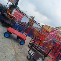 گاری حمل بار فلزی چرخ دستی بارکش فلز(کارگاه تولید)