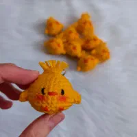 آویز جوجه بافتنی کیوت و بامزه