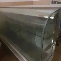یخچال ویترینی شیشه خم دار