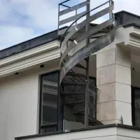 تولید انواع پله آهنی پله های پیچ،گرد،صاف و نرده