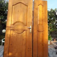 درب واحد، چوبی، نراد،درب منزل،درب ورودی|مصالح و تجهیزات ساختمان|خرمآباد (تنکابن), |دیوار