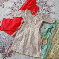 لباس هندی دوخته شده کاملانو|لباس|بیرجند, |دیوار