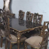 میز نهار خوری ۶ نفره بسیار سالم